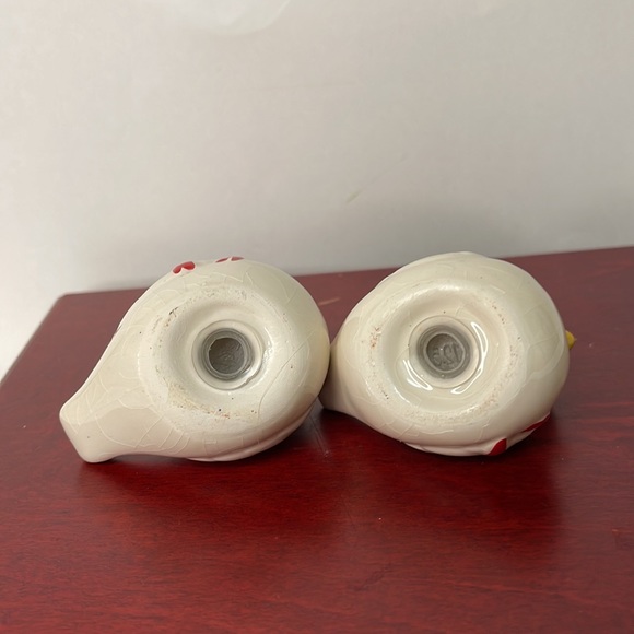 Vintage bird salt and pepper shaker set ceramic
